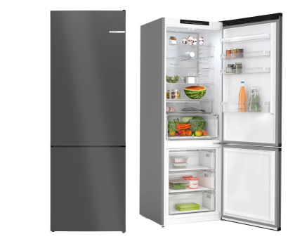 Lodówka Bosch KGN49OCAF No Frost 203cm Antracytowa Stal Komora Zero 440L